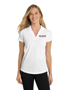 Port Authority® Women's Dry Zone® Grid Polo w/ Embroidery - WHITE