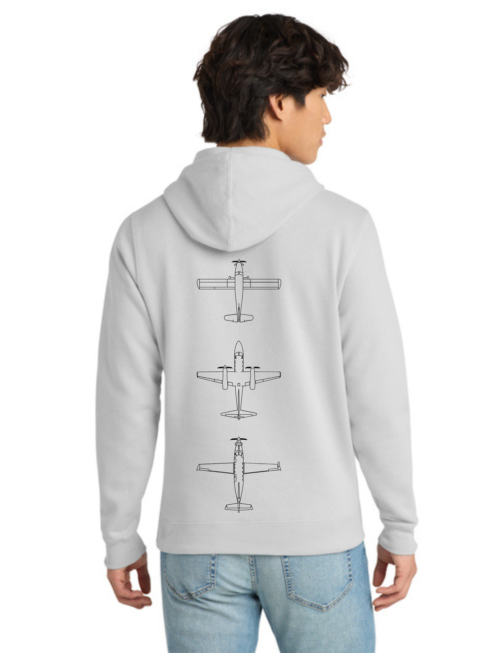 District® V.I.T.™ Fleece Hoodie - WHITE SMOKE