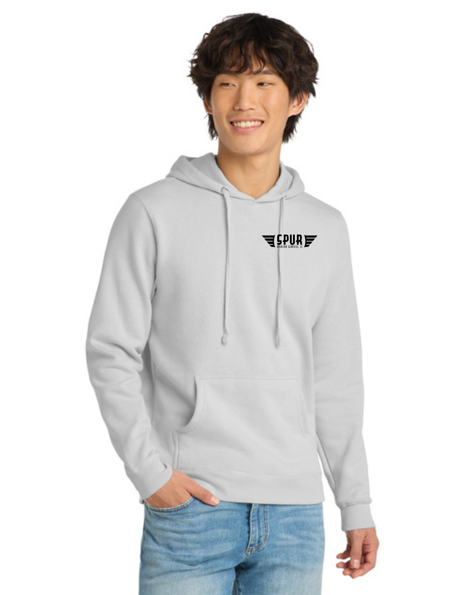 District® V.I.T.™ Fleece Hoodie - WHITE SMOKE