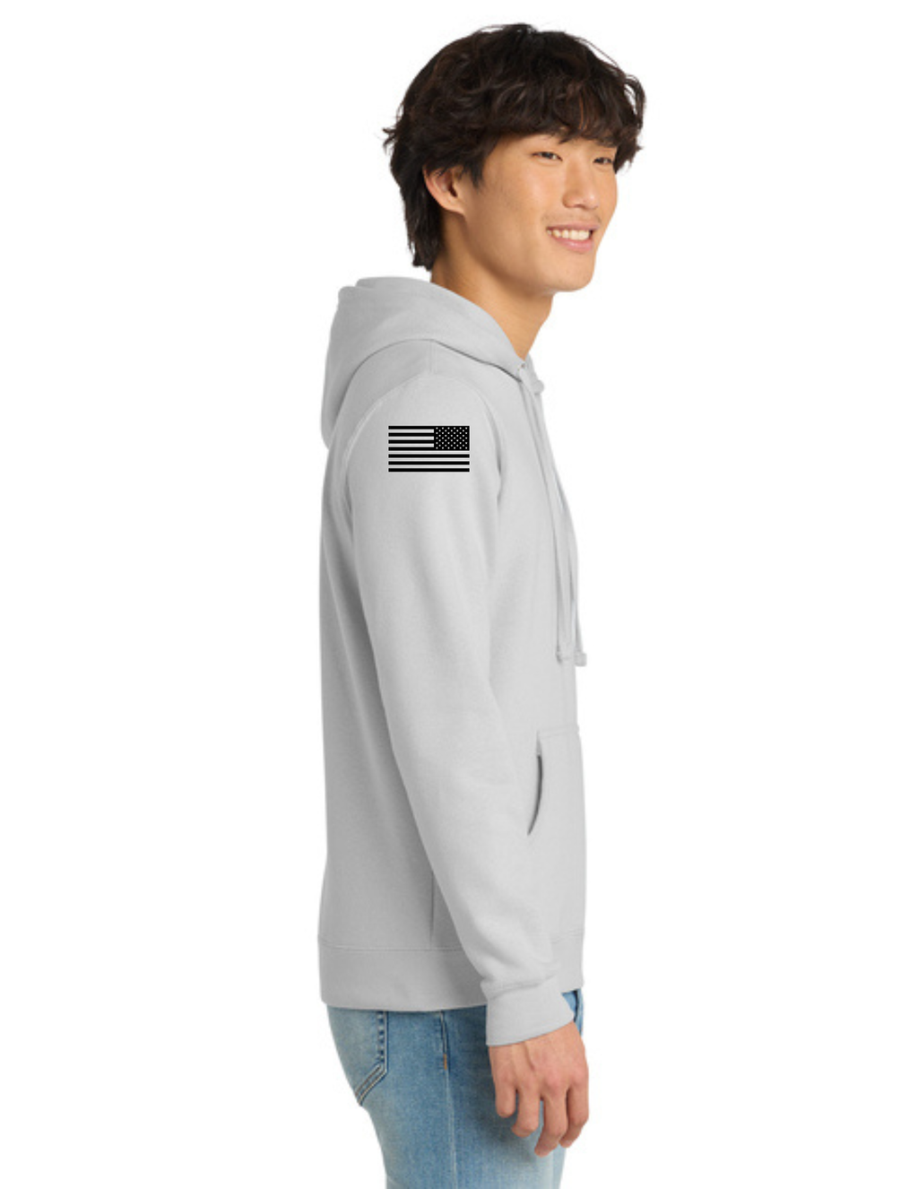 District® V.I.T.™ Fleece Hoodie - WHITE SMOKE