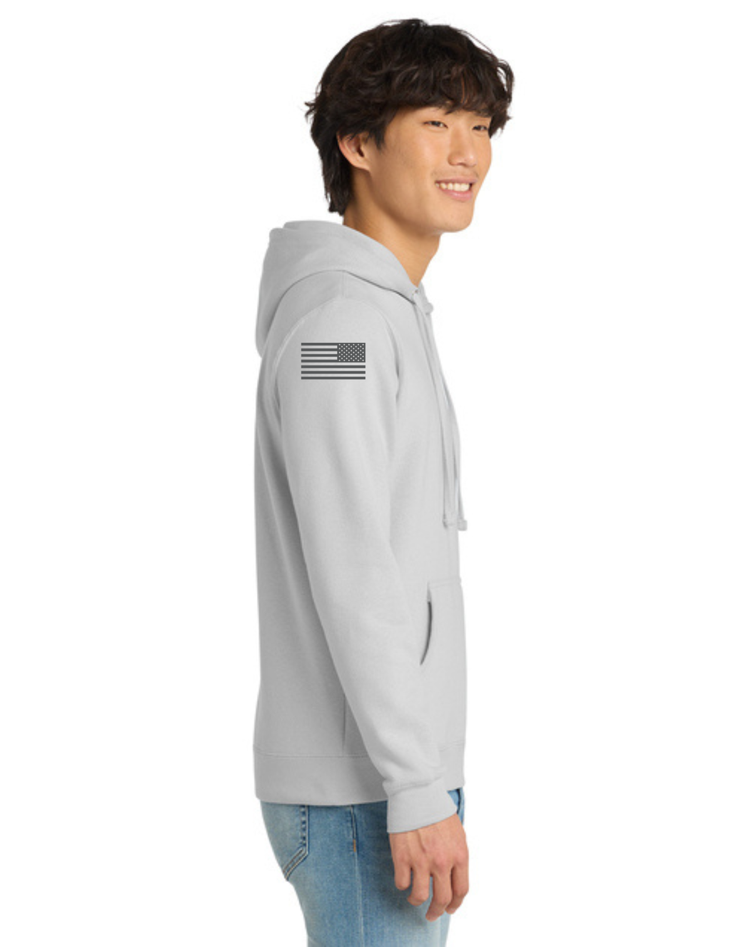 District® V.I.T.™ Fleece Hoodie - WHITE SMOKE